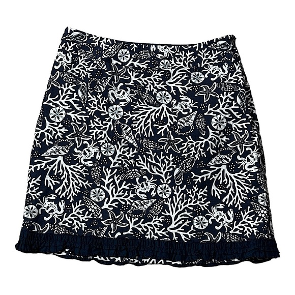 Vineyard Vines Dresses & Skirts - Vineyard Vines Nautical Ruffle Skirt size 0